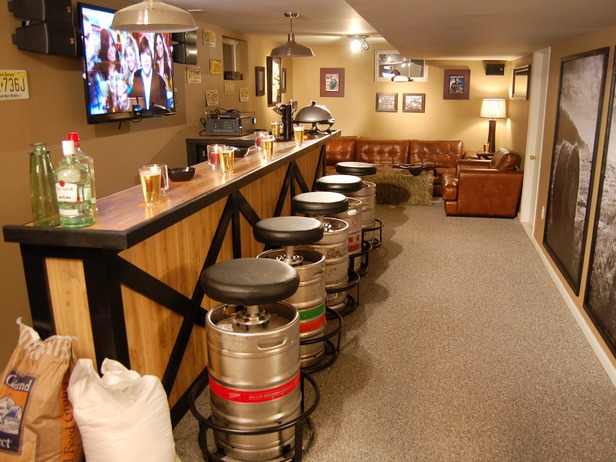 man cave bar